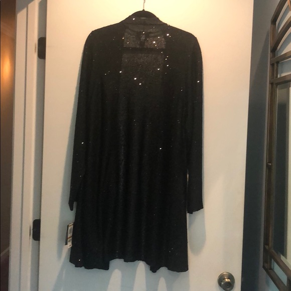 NWT Duster Length Sweater with A Little Sparkle - Picture 7 of 7